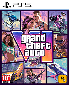 PS5 Grand Theft Auto VI 中文版實體遊戲封面