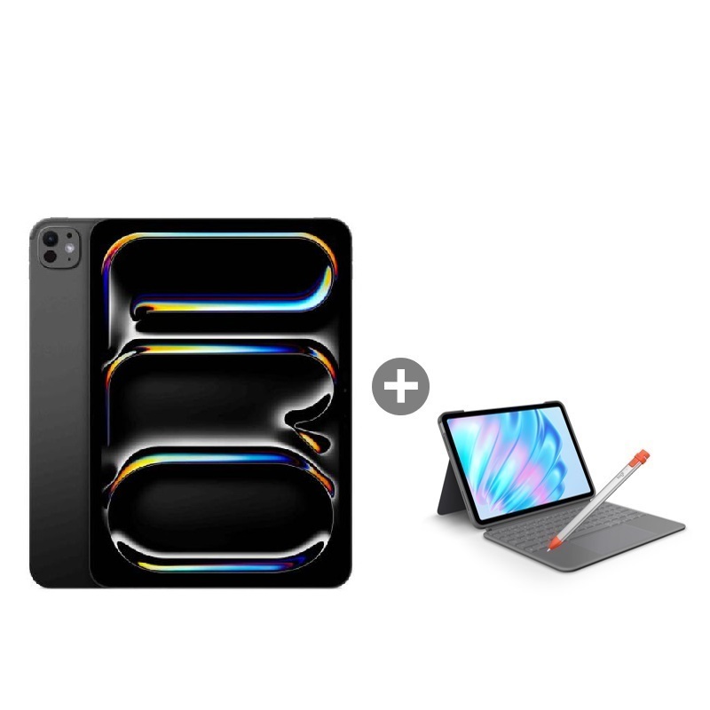Apple iPad Pro M5(11吋)_256GB-(太空黑)(WiFi)+Combo Touch 11吋鍵盤(贈crayon數位筆)_OP