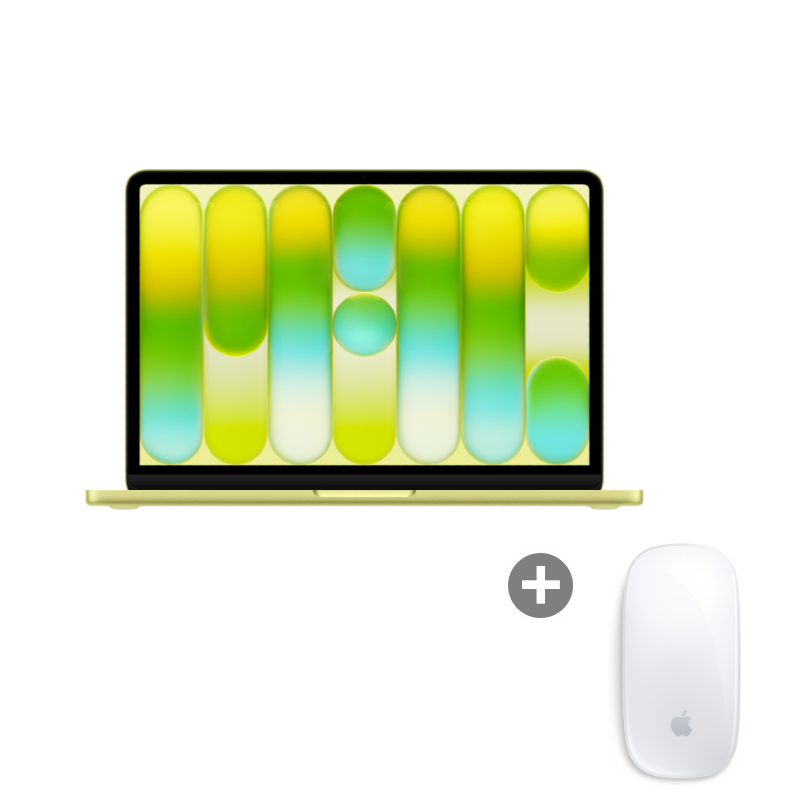 MacBook Neo 13(A18 Pro)8G/512GB黃+Apple巧控滑鼠-白_OP