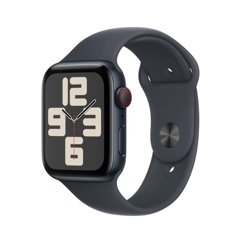 Apple Watch SE 2(GPS+Cellular)午夜色錶殼配午夜色S/M運動錶帶44mm(MXGL3TA/A)(美商蘋果)