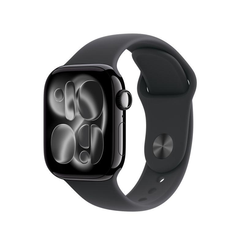 Apple Watch S11(GPS)曜石黑鋁金屬錶殼配黑色M/L錶帶42mm(MEQU4TA/A)(美商蘋果)