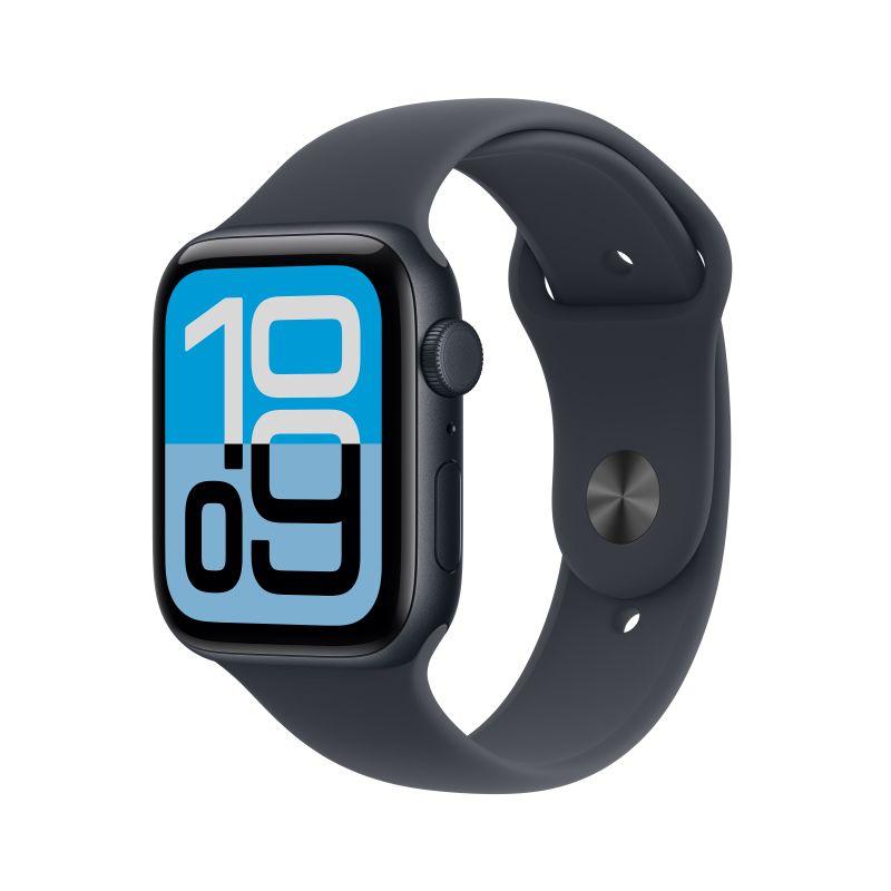 Apple Watch SE 3(GPS)午夜色錶殼配午夜色M/L錶帶44mm(MEHQ4TA/A)(美商蘋果)