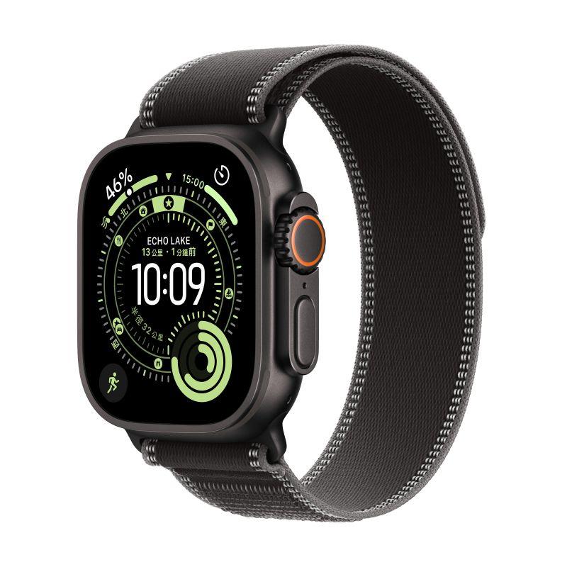 Apple Watch Ultra 3(GPS+Cellular)鈦金屬黑色錶殼配黑色配木炭色越野錶環49mm(MF1H4TA/A)M/L(美商蘋果)