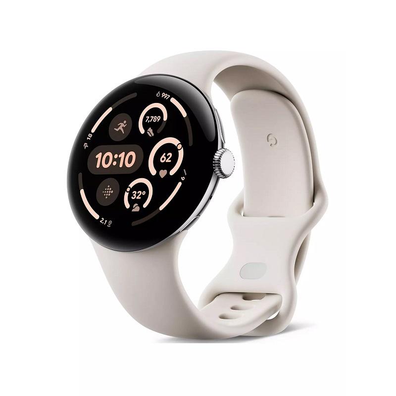 Google Pixel Watch3 45mm LTE版-陶瓷米