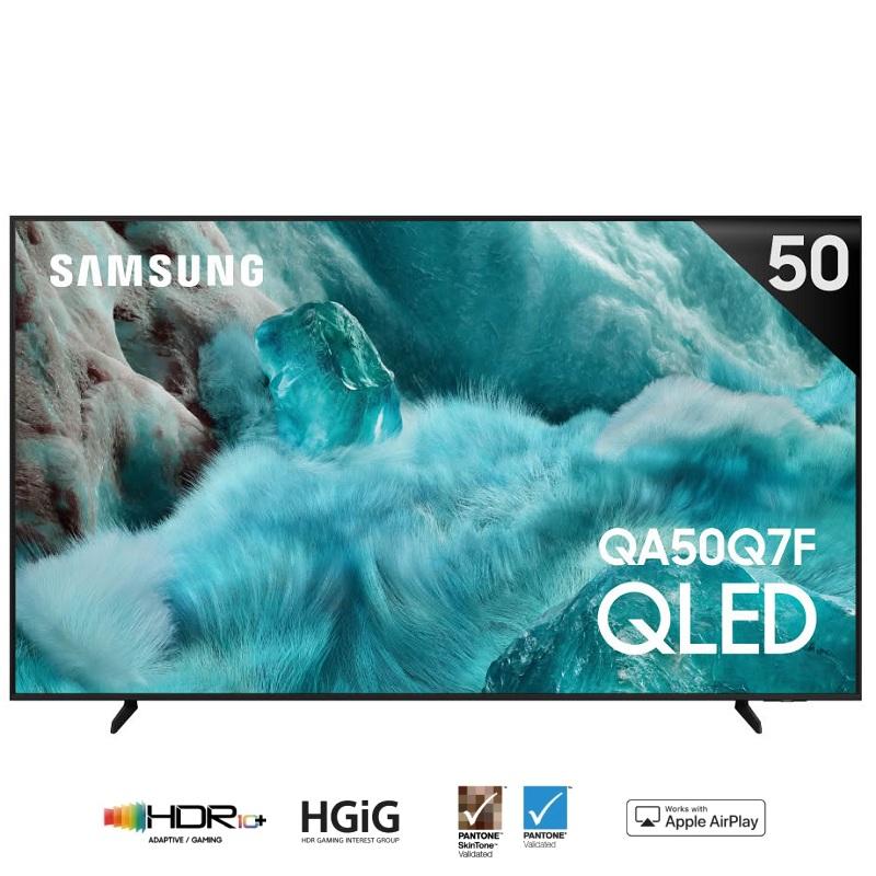 SAMSUNG 50型 4K QLED AI 智慧顯示器 50Q7F QA50Q7FAAXXZW基本桌上安裝