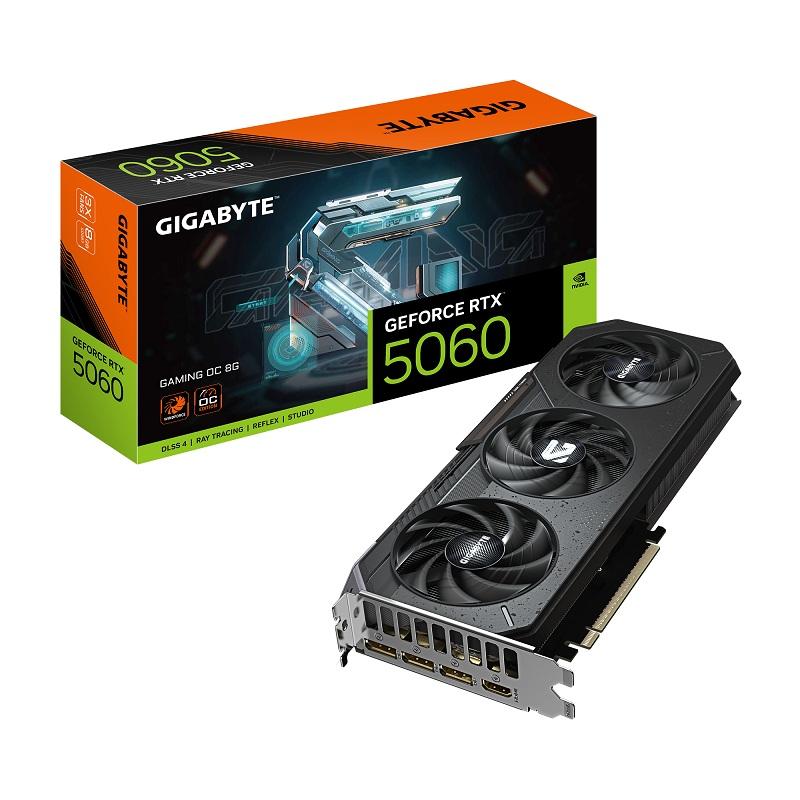 GIGABYTE GeForce RTX 5060 GAMING OC 8G 顯示卡(GV-N5060GAMING OC-8GD)