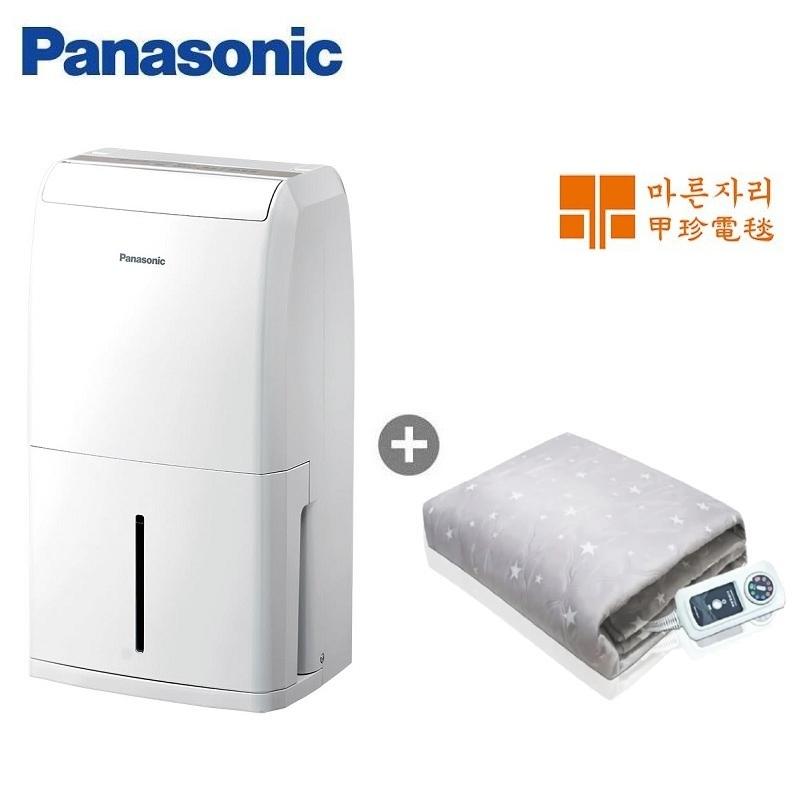 Panasonic 6L除濕機(F-Y12PM)+韓國甲珍 雙人恆溫電熱毯(KR3800J)