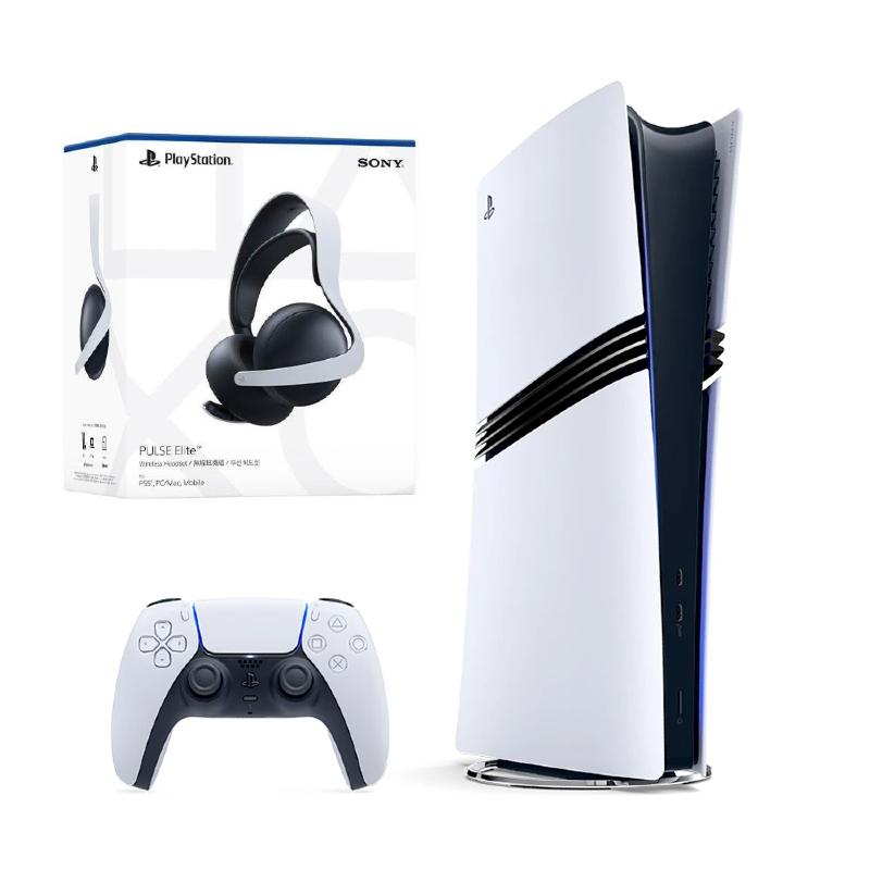 SONY PS5 Pro數位版+SONY PULSE Elite無線耳機組