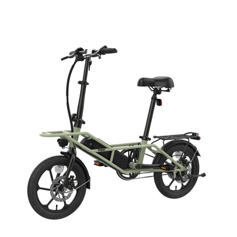 TUKU 小輪徑多功能電動輔助自行車 TK1 (奶油綠)