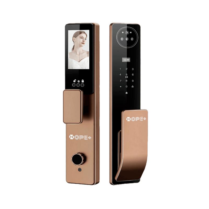 Hope+ Z5000W 3D多重防護聯網視訊電子智慧門鎖+原廠電池備用組(含標準配送及安裝)