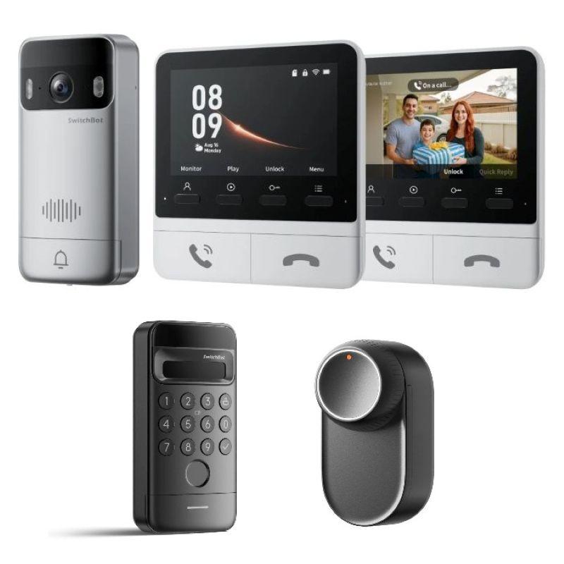 SwitchBot Lock Ultra+Keypad Touch Vision+Video Doorbell_OP