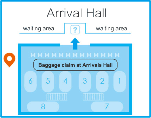 Terminal 2 Arrivals Hall 1F