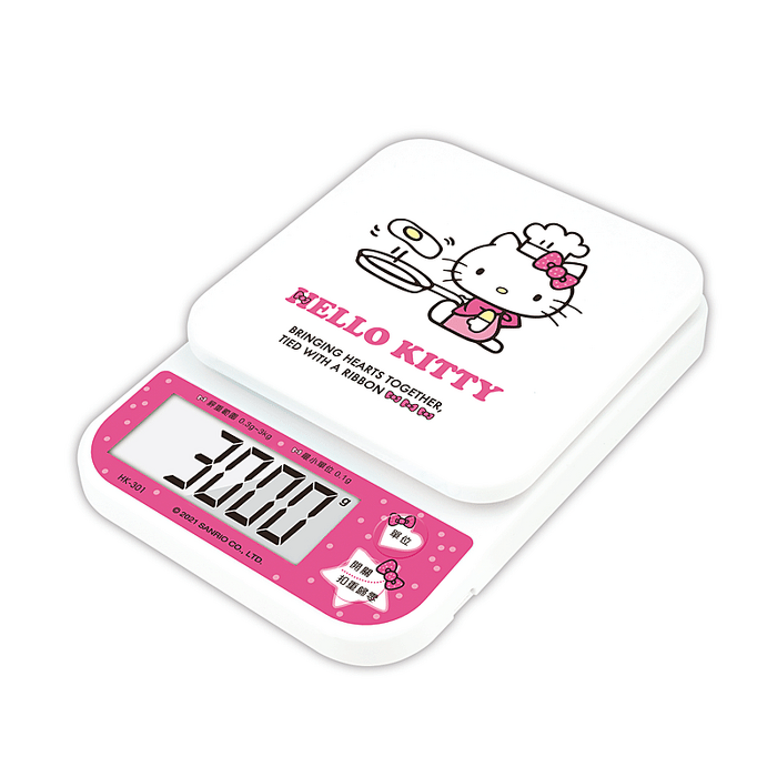 限量絕版 特賣全新福利品【N Dr.AV聖岡科技】HELLO KITTY 日式高精度電子秤 HK-301