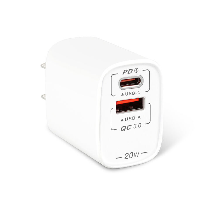 N Dr.AV聖岡科技 20W 雙孔快充USB充電器 USB+Type-C (SU-20AC)