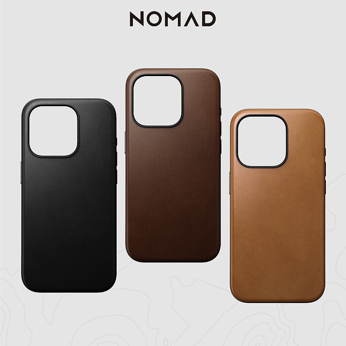 美國NOMAD 嚴選Classic皮革保護殼-iPhone 15 Pro (6.1