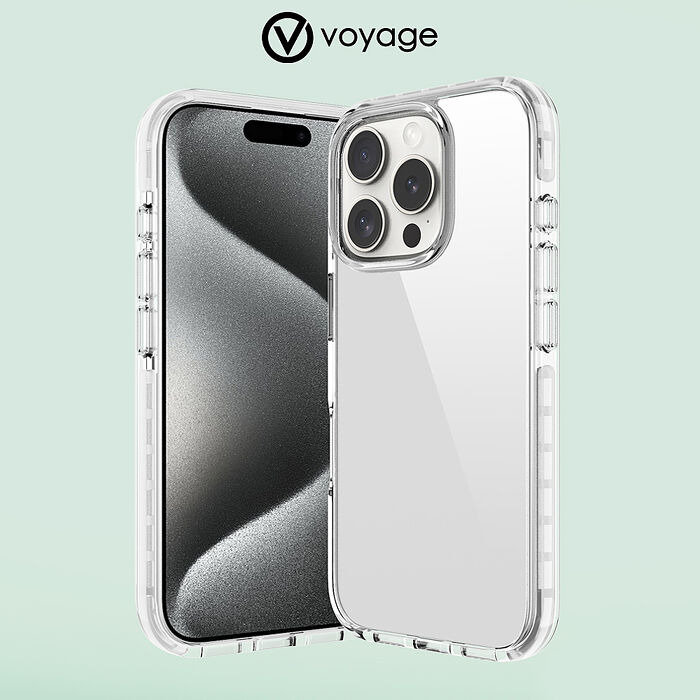 VOYAGE iPhone 16/16Plus/16Pro/16ProMax 超軍規防摔保護殼Pure Clear-純淨