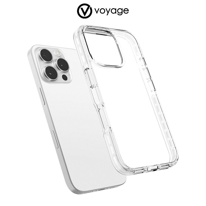 VOYAGE iPhone 16/16Plus/16Pro/16ProMax 超軍規防摔保護殼Pure Clear-純淨