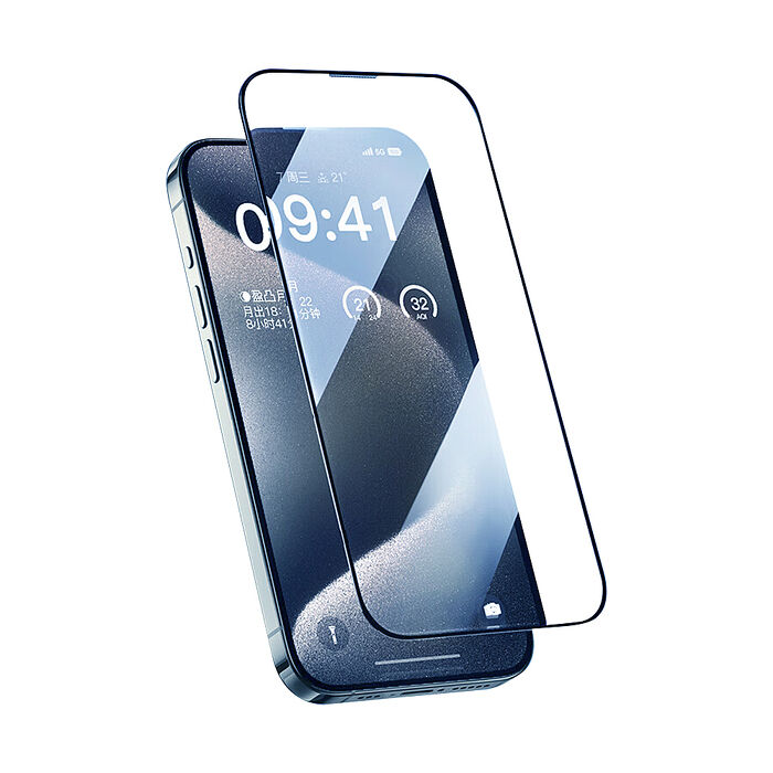 VOYAGE iPhone 16/16Plus/16Pro/16ProMax 超衝擊亮彩抗油玻璃電鍍保護膜