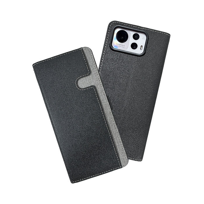 CASE SHOP ASUS Zenfone 12 Ultra 前收納側掀皮套-黑