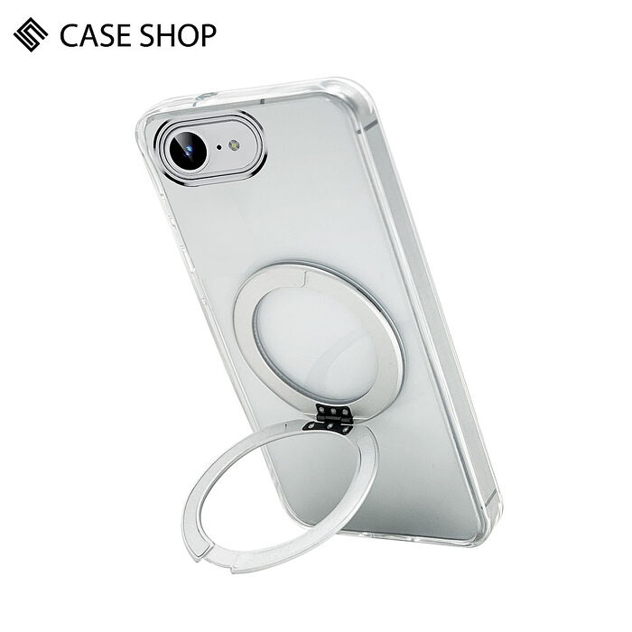 CASE SHOP iPhone 16e 360º磁吸站立保護殼-透明