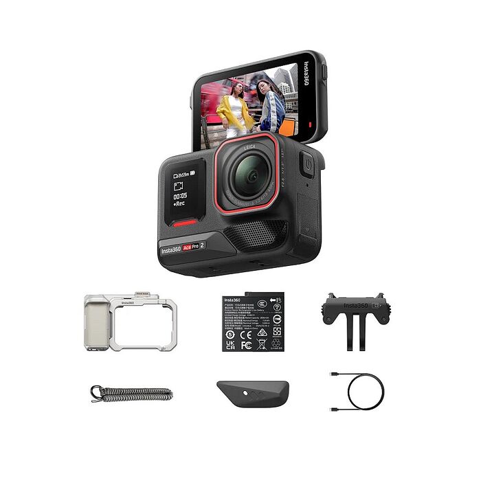 Insta360Ace Pro2 運動相機單電街拍套裝星輝銀(先創公司貨)
