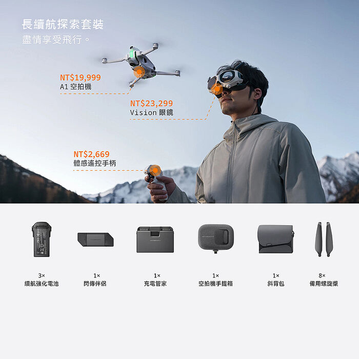 Antigravity A1 全景飛行長續航探索套裝(先創公司貨)