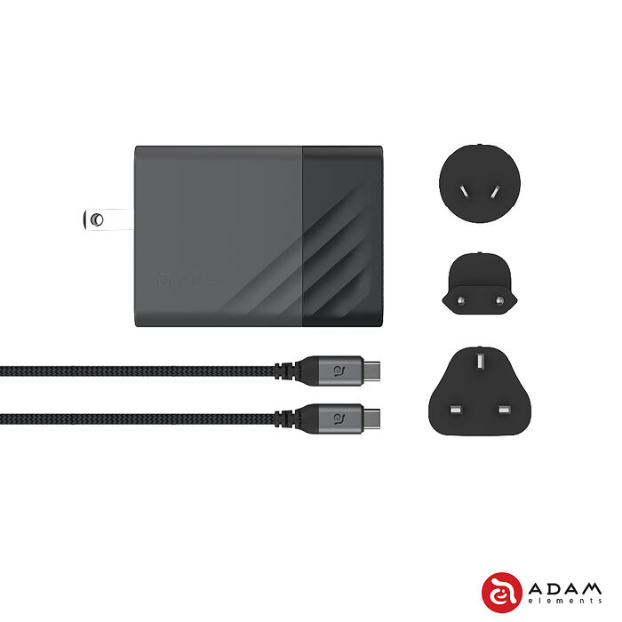 亞果元素 GaN Hub 65W 氮化鎵影像傳輸電源供應器