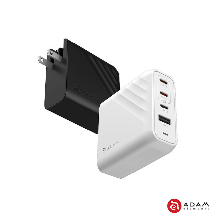 亞果元素 P100 GaN 100W 四孔快速電源供應器 美規