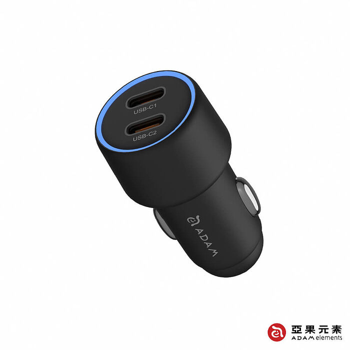 OMNIA C40 40W 車用雙C孔電源供應器 黑