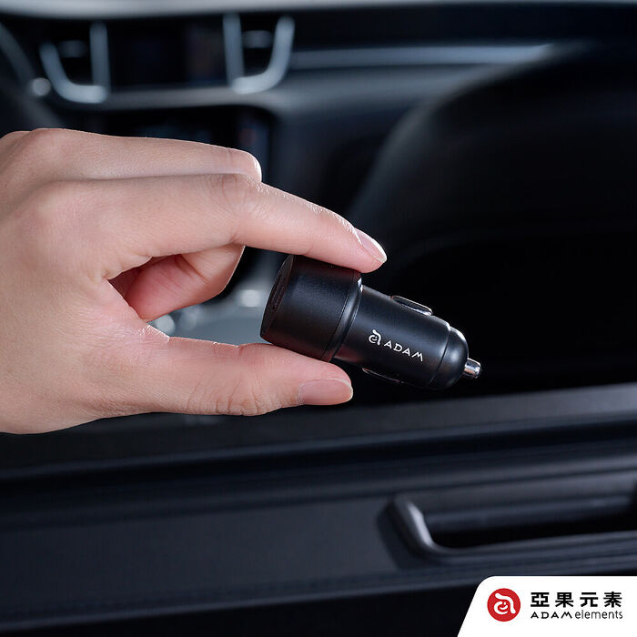 OMNIA C40 40W 車用雙C孔電源供應器 黑
