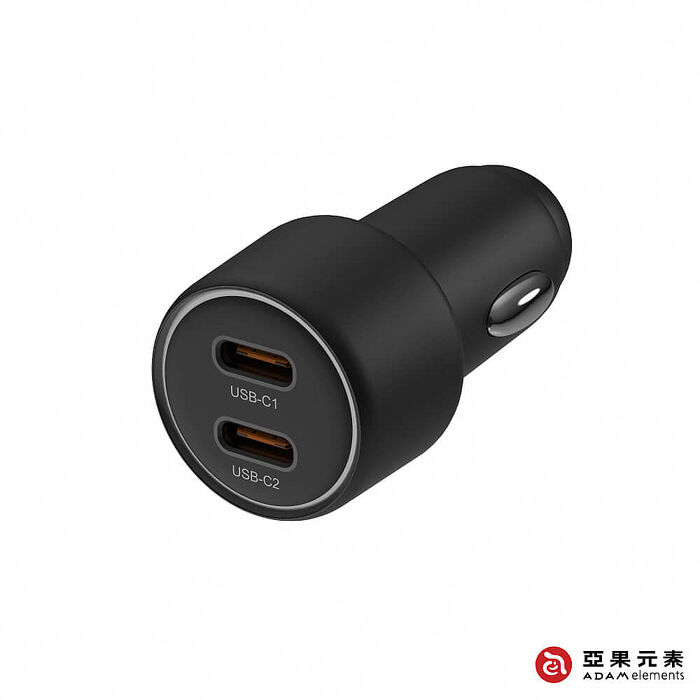 OMNIA C40 40W 車用雙C孔電源供應器 黑