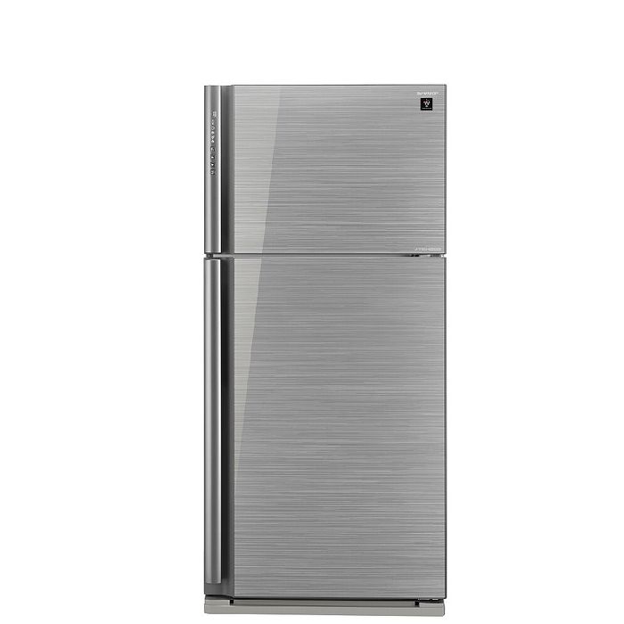 SHARP夏普541公升雙門變頻玻璃鏡面冰箱SJ-GD54V-SL【結帳再享96折】