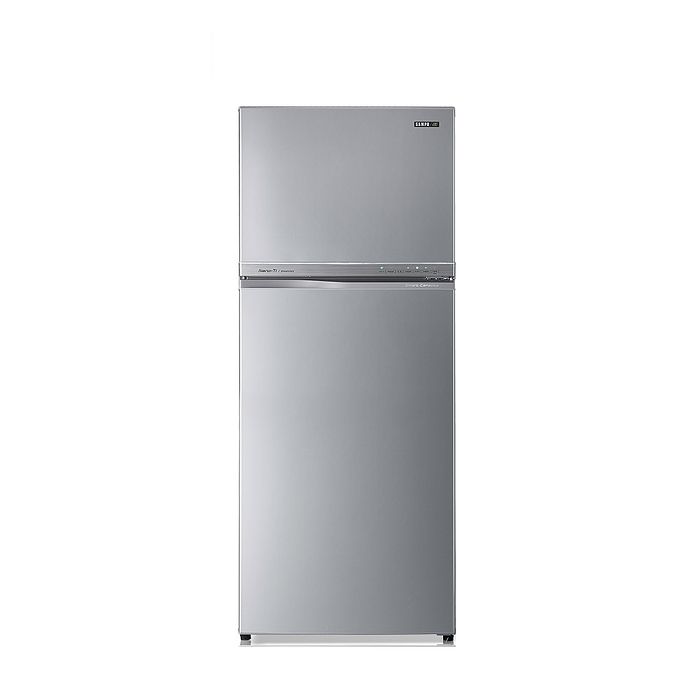 聲寶610公升雙門變頻彩紋銀冰箱SR-C61D-S9