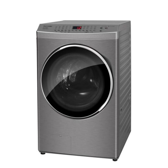 Panasonic國際牌17公斤滾筒洗脫烘炫亮銀洗衣機NA-V170MDH-S(含標準安裝)【智慧聯網】