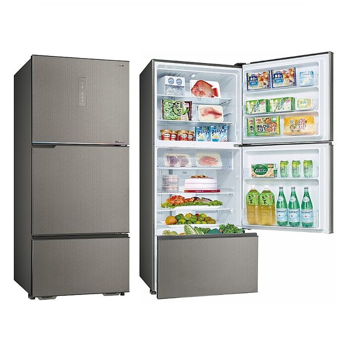 【福利品】SANLUX台灣三洋606公升三門變頻晶鑽銀冰箱SR-V610C-D(含標準安裝)
