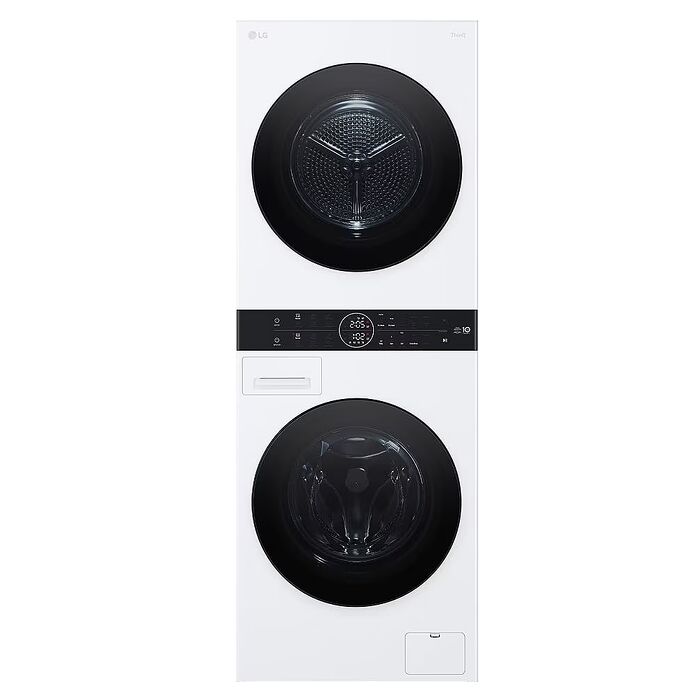 LG樂金WashTower13公斤AI智控白色洗衣塔洗乾衣機WD-S1310W(含標準安裝)