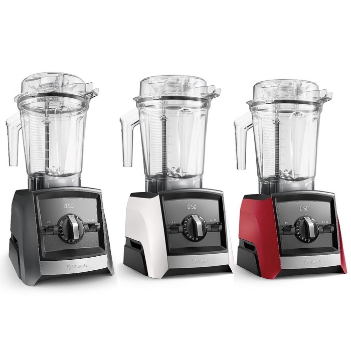 美國Vitamix全食物調理機Ascent領航者時尚黑果汁機A2500I-B/時尚紅A2500I-R/時尚白A2500I-W