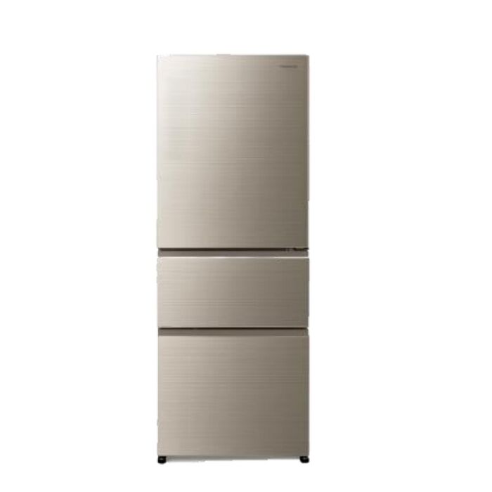 Panasonic國際牌450公升三門變頻玻璃翡翠金冰箱NR-C454HG-N 一級能效