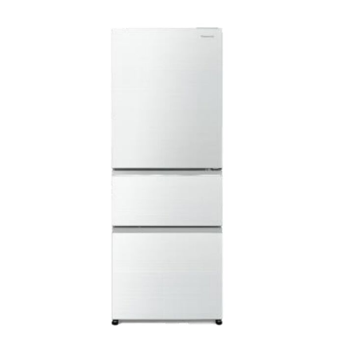 Panasonic國際牌450公升三門變頻玻璃晶鑽白冰箱NR-C454HG-W 一級能效
