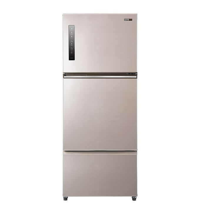 聲寶530公升三門變頻炫麥金冰箱SR-C53DV-Y7