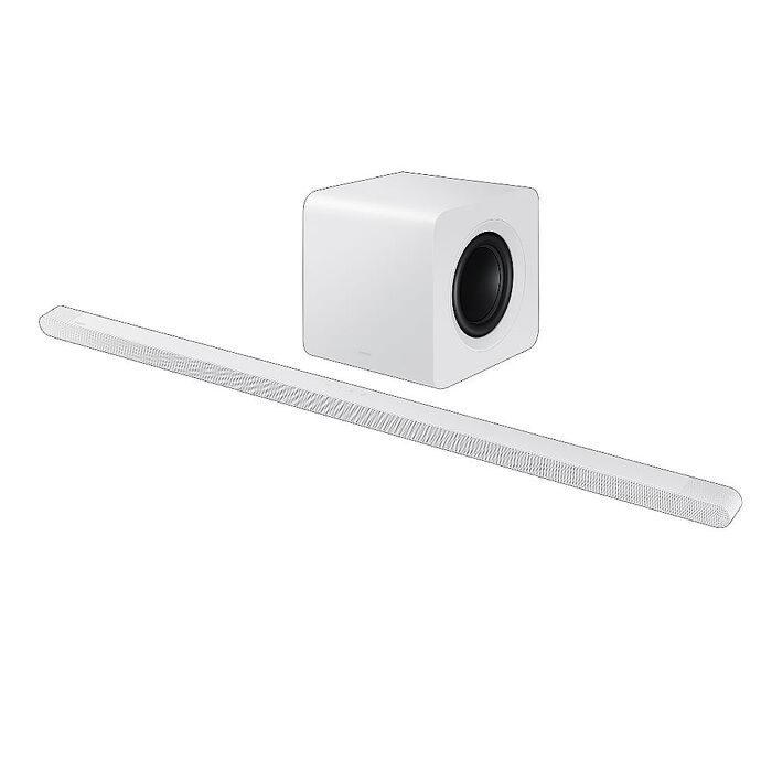 三星3.1.2聲道全景聲微型劇院SoundBar白色音響HW-S801D-ZW(無安裝 商品純送到一樓)