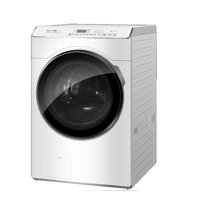 Panasonic國際牌19公斤變頻滾筒洗脫冰鑽白洗衣機NA-V190RW-W(含標準安裝)