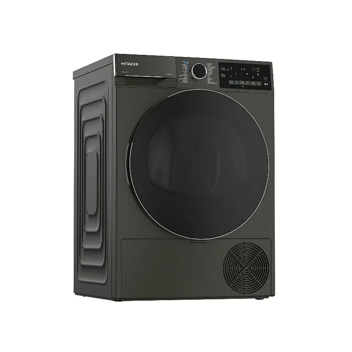 日立家電12公斤熱泵滾筒TD120XFVEM乾衣機VGR霧墨灰TD120XFVEMVGR(含標準安裝)
