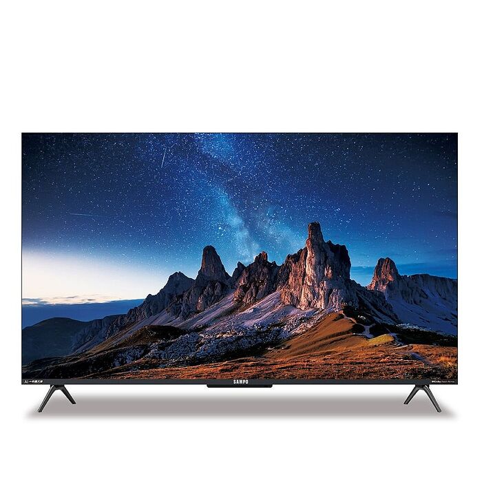 聲寶75吋4K AI新轟天雷GoogleTV連網智慧顯示器EM-75AI3200(含標準安裝)WIFI聯網【智慧家庭】