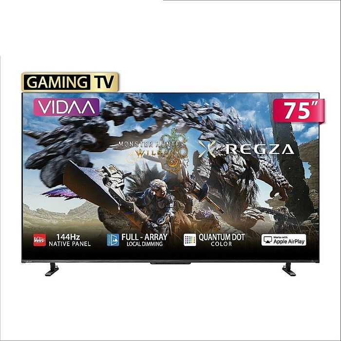 TOSHIBA東芝75吋4K QLED連網智慧顯示器75Z670NT (無安裝 商品純送到一樓)WIFI連網 【智慧家庭】