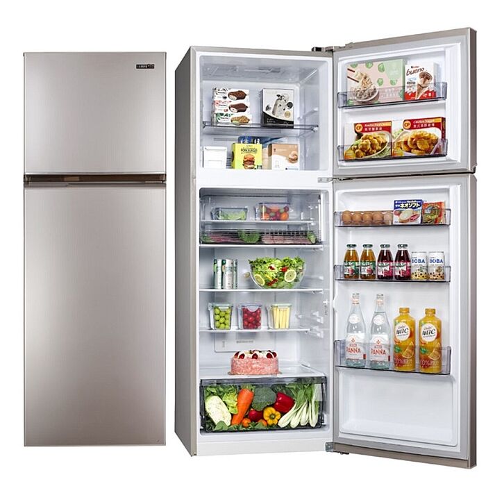 聲寶416公升雙門變頻柔彩金冰箱SR-F42D-Y2(含標準安裝)