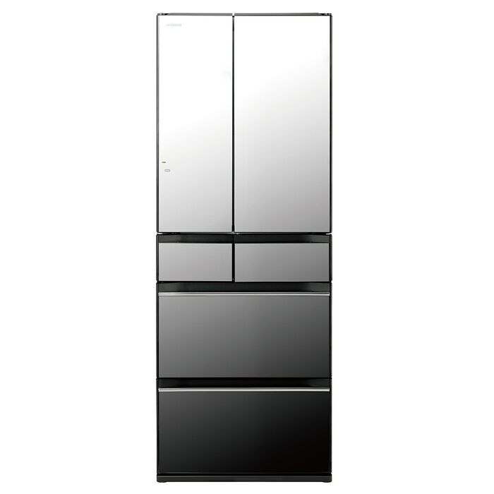 日立家電537公升六門變頻RHW540YJ琉璃鏡冰箱RHW540YJX(含標準安裝)