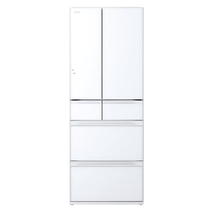 日立家電614公升六門變頻RHW620YJ琉璃白冰箱RHW620YJXW(含標準安裝)