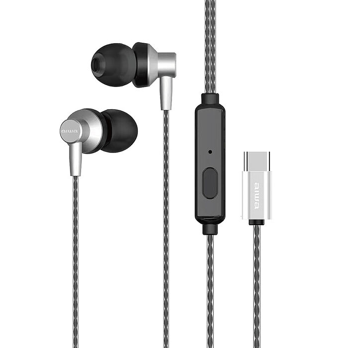 AIWA 愛華 TYPE-C有線耳機 ESTM-138