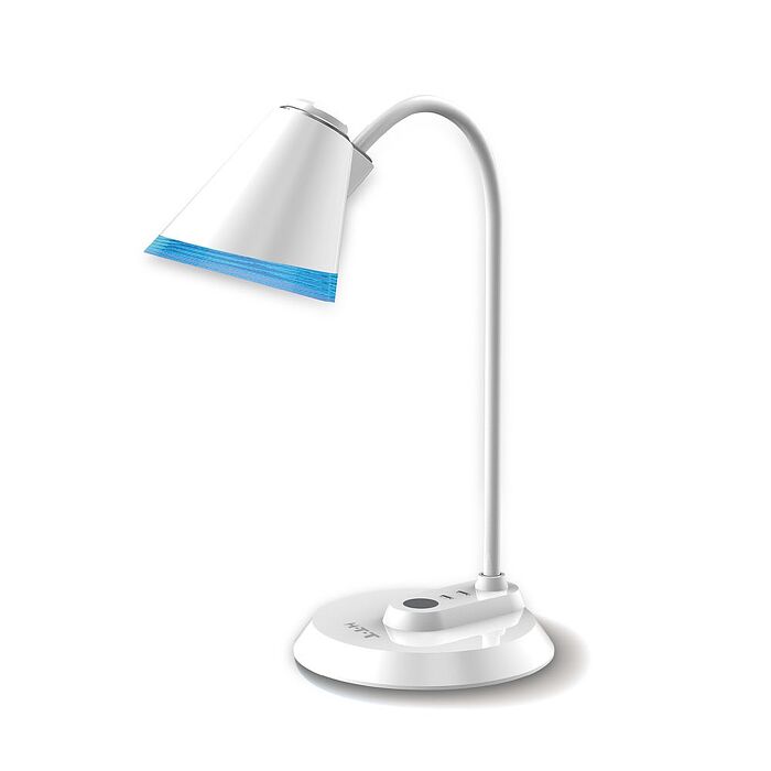 『福利品』H-T-T 雄光照明 LED護眼燈泡檯燈 HTT-1853 (白/黑)